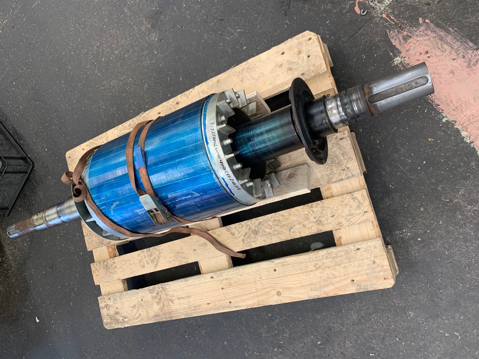 Reperation bearings of elektromoter rotor