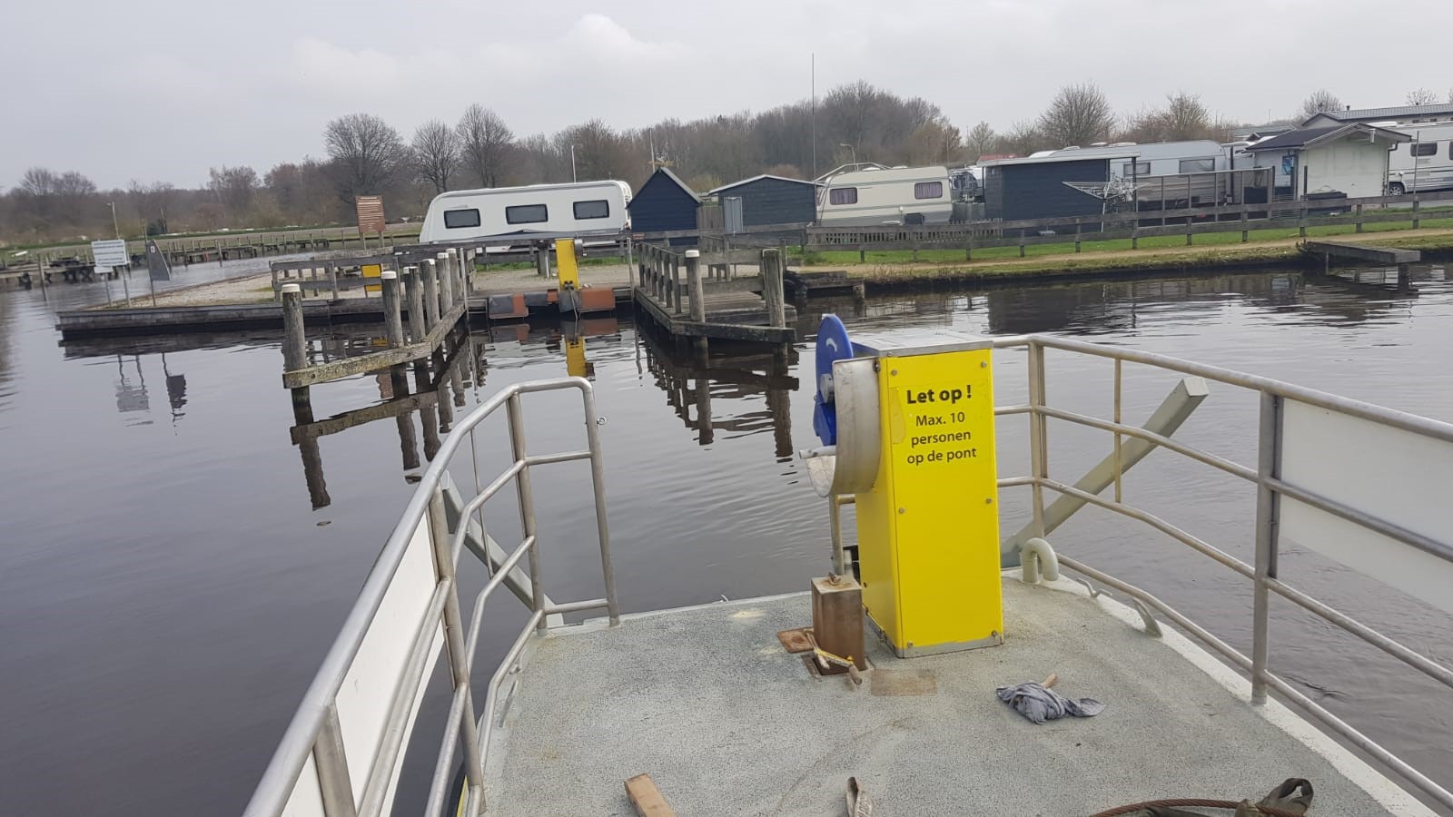 Onderhoud pont Zuidlaardermeer