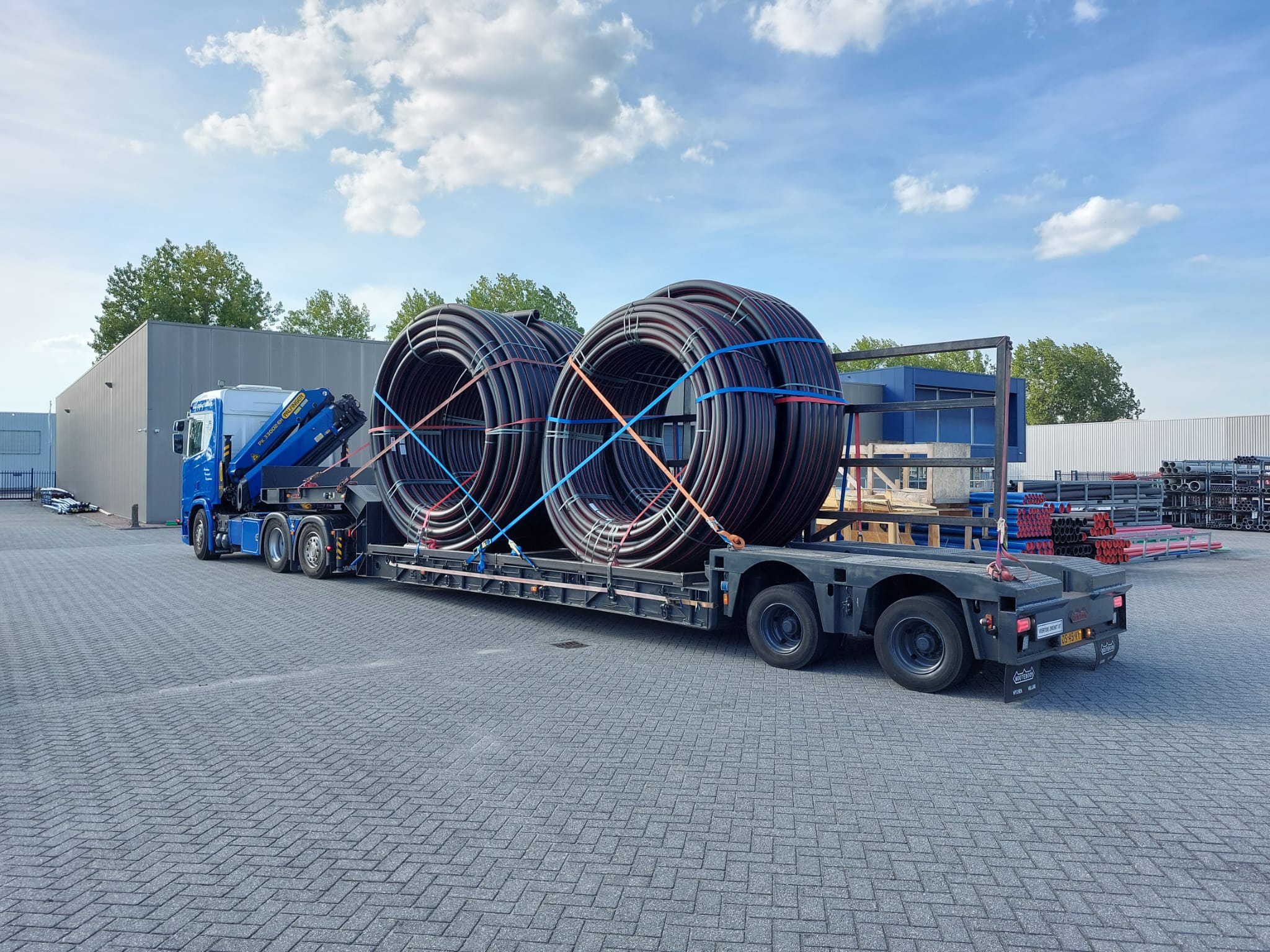 Demontabel transportframe voor Mandema Transport Sappemeer